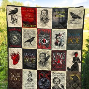 Edgar Allan Poe Quilt  Quilt